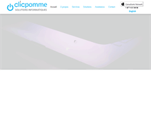Tablet Screenshot of clicpomme.com